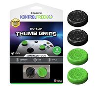 KontrolFreek No-Slip Thumb Grips for Xbox Series X (XBX) and Xbox One (XB1) Controller | 4-Pack | Green and Black