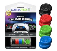 KontrolFreek No-Slip Thumb Grips | Universal Edition for Nintendo Switch Pro, Playstation 4 (PS4), Playstation 5 (PS5), Xbox One & Xbox Series X Controller | 8-Pack | Blue/Green/Red/Black