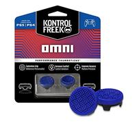 KontrolFreek Omni for PlayStation 4 (PS4) and PlayStation 5 (PS5) | Performance Thumbsticks | 2 Low-Rise Concave | Blue