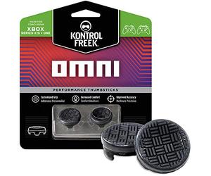 KontrolFreek Omni for Xbox One and Xbox Series X Controller | 2 Performance Thumbsticks | 2 Low-Rise Concave | Black
