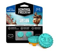 KontrolFreek Saints Row Performance Thumbsticks for Playstation 5 (PS5) and Playstation 4 (PS4) | 2 Mid-Rise, Hybrid