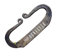 KonvoySG Traditional English Carbon Steel Striker - U-Shape Fire Starter for Flint Stone, Bushcraft, Survival & Camping