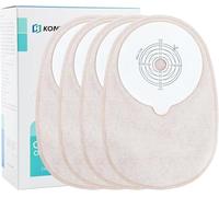 KONWEDA 20PCS Disposable Ostomy Bags, One-Piece Closed-End Colostomy Pouch for Ileostomy Stoma Care