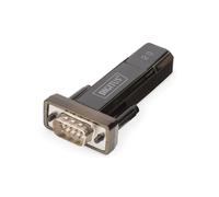 DIGITUS USB to serial adapter - RS232 converter - USB 2.0 Type-A to DSUB 9M - FTDI FT232RL chipset - Incl. 80 cm cable