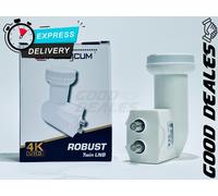 Konwerter Robust Twin 2 Out - 40mm LNB Standard - Ultra HD 4K, Full HD