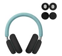 KONXISA Case for CMF by Nothing Headphone Pro, 2 Sets Silicone Sweat Cover, Eeadphones Protective Case Ear Cushions/Headband, Cover Protector, Washable Scratchproof, Black