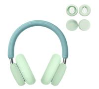 KONXISA Case for CMF by Nothing Headphone Pro, 2 Sets Silicone Sweat Cover, Eeadphones Protective Case Ear Cushions/Headband, Cover Protector, Washable Scratchproof,Green