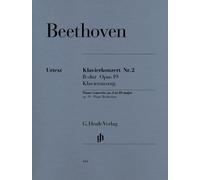 Konzert 02 Bes-Dur Opus 19 Ludwig van Beethoven Book [Softcover] 2 Pianos G. Hen