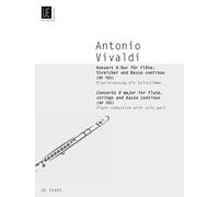 Konzert D-Dur / Concerto D Major RV 783 - Piano Flute - Piano Reduction