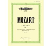 Mozart: Concerto No. 3 in G K216 (Violin and Piano) (EP2193M): Solo Part Ed. and with Cadenzas by David Oistrakh (Edition Peters)