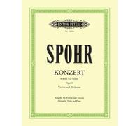 Konzert Nr. 2 d-Moll op. 2 Piano reduction violin and orchestra Spohr Peters Sad