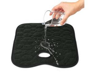 Koo-Di Oopsie Do Do Baby Car Seat Protector & Pushchair Liner, Waterproof Absorbent Seat Pad for Potty Training, Toddler Accidents, Child Travel Comfort - Black