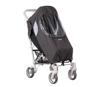 Koo-di Pack-It Keep Me Dry Universal Rain Cover for Single Pushchair | Showerproof Stroller Rain Cover | Breathable Vents & Airflow Window | Fits Any Standard Single Stroller, Pushchair & Buggy