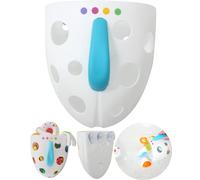 Koo-Di Scoop 'N Store Bath Toy Caddy | Baby Bath Storage Basket & Toddler Toy Organiser | Wall-Mounted Holder with Suction Cups for Bathroom, Tub & Shower | Quick Drain & Easy Clean