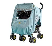 Koo-Di Splish Splosh Universal Stroller Rain Cover, Double Pushchairs