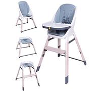 Koo-Di Tiny Taster 3-in-1 Highchair, Toddler Chair, Kid Stool, Rain Cloud