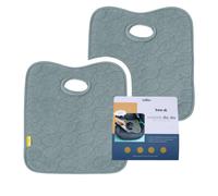 Koo-Di Twin Pack (X2) Oopsie Do Do Baby Car Seat Protector & Pushchair Liner, Wetec Waterproof & Absorbent Seat Pad for Toddler Potty Training, Trave