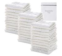 Koo-dib Muslin Cloth Baby, Muslin Cloths, Burp Cloths, Girls, Boys, Wet Wipes, Washcloths, Children, Muslin, Burp Cloth, Pack of 30, 25 x 25 cm (Includes Wash Bag), First Equipment