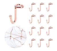 Koobay Clothes Hanger 36Pcs Connector Hooks Stable Hanger Rose Gold Metal Outfit Hangers Extender Clips Mini Cascading Hangers Hooks