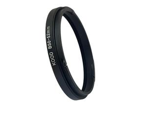 KOOD B50-52mm Filter Adapter Ring Aluminum Compatible with Hasselblad B50 Bayonet Mount to 52mm Filter Thread For CPL UV ND Black