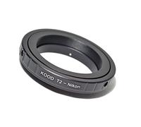 Kood Lens Mount Adapter, T/T2 Lens to F Mount Camera, for Nikon D7100, D7000, D5200, D5100, D3100, D300, D300S, D200, D100, D50, D60, D70, D80, D90, D40, D40x, N70s, D80, D800, D800e, D4, D3, D2, D1