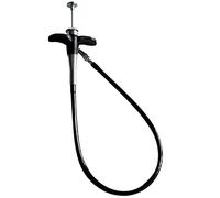 KOOD Mechanical Shutter Release Cable with Bulb-Lock for SLR Cameras with Threaded Screw Hole Shutter Release Button (Black, 25.5cm/10")
