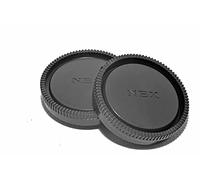 Kood Rear Lens & Body Cap Set for Sony E Mount Lenses & Camera Body Sony NEX Body & Back Cap Set