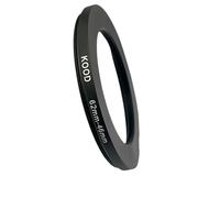 KOOD Stepping Ring 62-46mm, Camera Filter Step-Down Ring Adapter, 62mm to 46mm, Metal, for UV, ND, CPL Filters 46mm