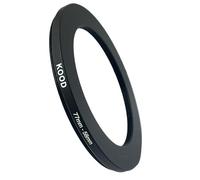 KOOD Stepping Ring 77-58mm, Camera Filter Step-Down Ring Adapter, 77mm to 58mm, Metal, for UV, ND, CPL Filters 58mm