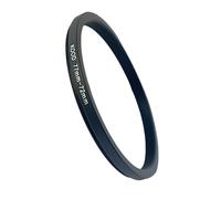 KOOD Stepping Ring 77-72mm, Camera Filter Step-Down Ring Adapter, 77mm to 72mm, Metal, for UV, ND, CPL Filters 72mm