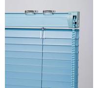 KOOEIN Venetian Blinds Aluminium 50cm 60cm 70cm 80cm 90cm 115cm 120cm 130cm,Blue Horizontal Blinds,Blackout Shutters for Windows,25mm Slats Venetian Blinds,Easy Fit,Blue-115x160cm/45x63in