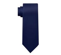KOOELLE Men's Ties Solid Pure Color Plain Neckties Formal Black Ties For Men, 004-navy Blue, Medium
