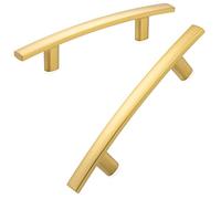 KOOFIZO 10 Pack 3 Inch Brushed Gold Kitchen Cabinet Pulls Brushed Gold Cabinet Handles Gold Cabinet Hardware for Kitchen Cabinets 1961 Drawer Dresser Cupboard Bedroom