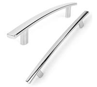 KOOFIZO 20 Pack 5 Inch Polished Chrome Kitchen Cabinet Pulls Polished Chrome Cabinet Handles Chrome Cabinet Hardware for Kitchen Cabinets 1961 Drawer Dresser Cupboard Bedroom