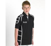 KooGa Kids Evaporex Piped Match Shirt - S - Black