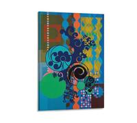 KOOHTAA Beatriz Milhazes Figo, 2006 Art Poster Painting Posters Art Print Wall Photo Paint Poster Hanging Picture Family Decor 16x24inch(40x60cm)