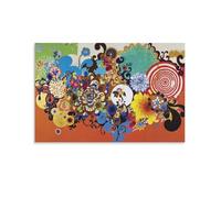 KOOHTAA Beatriz Milhazes O Mágico Art Poster Painting Picture Print Wall Art Poster Painting Canvas Posters Artworks Room Aesthetic 16x24inch(40x60cm)