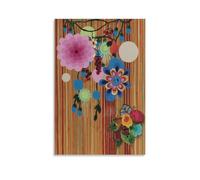 KOOHTAA Beatriz Milhazes O. Maribondo Art Poster Painting Poster Painting Canvas Wall Art Living Room Posters Painting 08x12inch(20x30cm)