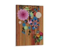 KOOHTAA Beatriz Milhazes O. Maribondo Art Poster Painting Poster Print Art Wall Painting Canvas Posters Modern Bedroom Decor 12x18inch(30x45cm)