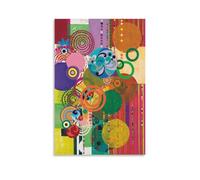 KOOHTAA Beatriz Milhazes Sampa Art Poster Painting Canvas Poster Wall Art Picture Prints Hanging Photo Decor Home Posters Artworks 24x36inch(60x90cm)