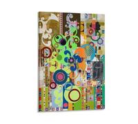 KOOHTAA Beatriz Milhazes Yogurt Art Poster Painting Canvas Poster Wall Art Picture Prints Hanging Photo Decor Home Posters Artworks 24x36inch(60x90cm)