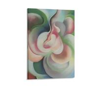 KOOHTAA Georgia O'Keeffe Green Art Poster Hanging Picture Poster Cool Artworks Painting Wall Art Canvas Prints Hanging Picture Posters 20x30inch(50x75cm)