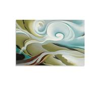 KOOHTAA Georgia O'Keeffe NATURE FORMS - GASPÉ Art Print Wall Art Canvas 08x12inch(20x30cm) Living Room, Bedroom, Dining Room, Home Office, Bathroom, Kitchen