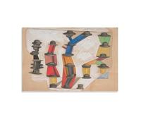 KOOHTAA Max Ernst The Hat Make The Man. Art Poster Painting Poster Print Art Wall Painting Canvas Posters Modern Bedroom Decor 20x30inch(50x75cm)