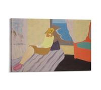 KOOHTAA Milton Avery The Letter Art Poster Painting Canvas Poster Wall Art Picture Prints Hanging Photo Decor Home Posters Artworks 08x12inch(20x30cm)