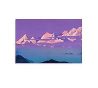 KOOHTAA Nicholas Roerich Himalayas Art Poster Painting Wall Art Poster Prints Home Decor Picture Canvas Painting Posters 08x12inch(20x30cm)