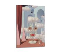 KOOHTAA René Magritte Shéhérazade Art Poster Painting Print Photo Art Painting Canvas Poster Home Modern Decor Posters 16x24inch(40x60cm)