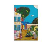 KOOHTAA Romare Bearden Imaginary Garden Art Poster Painting Artworks Picture Print Poster Wall Art Painting Canvas Decor Home Posters 16x24inch(40x60cm)