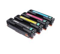 KOOILANG Compatible CF210A CF211A CF212A CF213A CE320A Toner Cartridge for HP LaserJet Pro200 Color M251n M251nw M276n M276nw with Chip(Yellow)