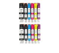 KOOILANG Ink Cartridge 580 581 PGI-580 CLI-581 PGI580 CLI581 580XL for Canon PIXMA TR7550 TR8550 TR 7550 TS6150 TS6151 TS 6150 Printer(2 Set)